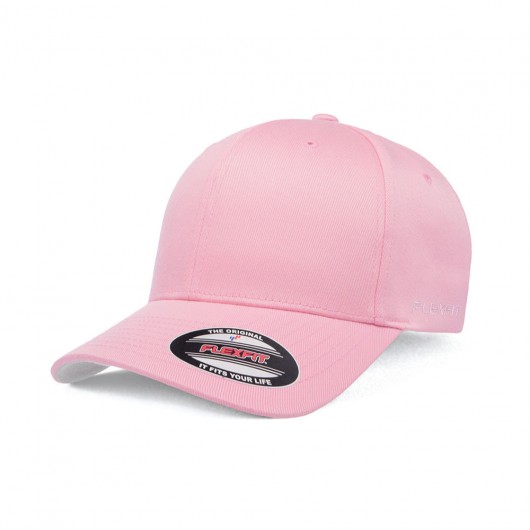 Pink Flexfit Wooly Combed Caps